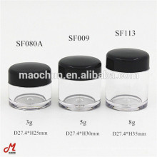 3g 5g 8g Three size two kinds sifter small cosmetic powder jar container